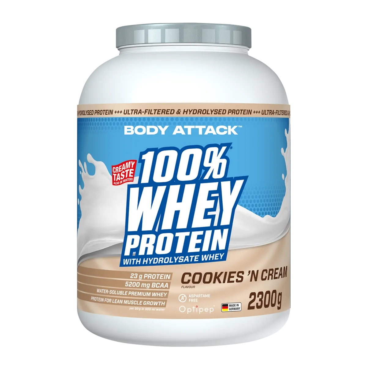 Body Attack - 100% Whey Protein (2.3kg)