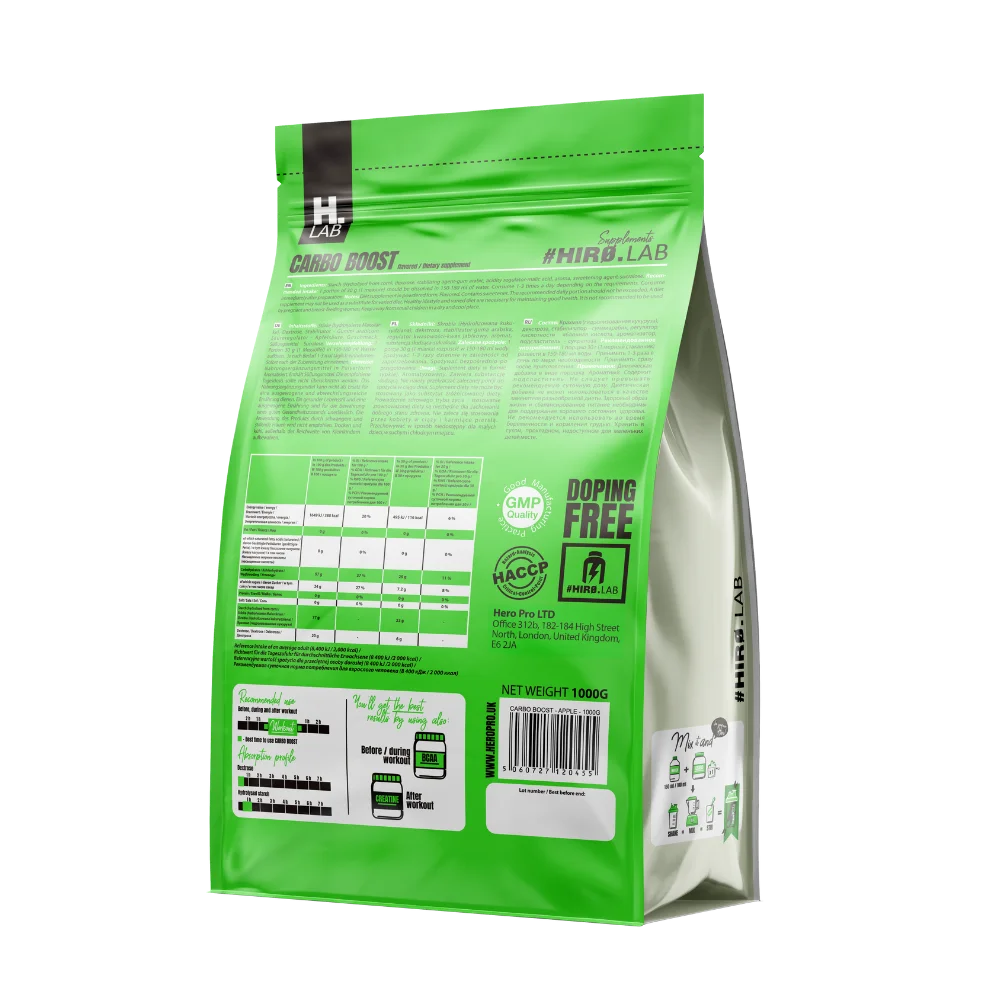 HIRO.LAB - Carbo Boost – 1000g