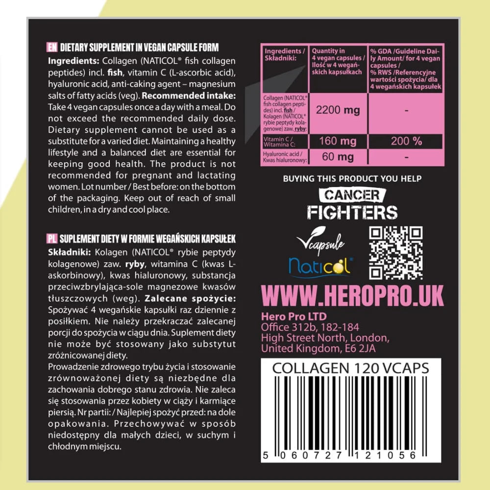 HIRO.LAB - Collagen – 120 Vege Caps