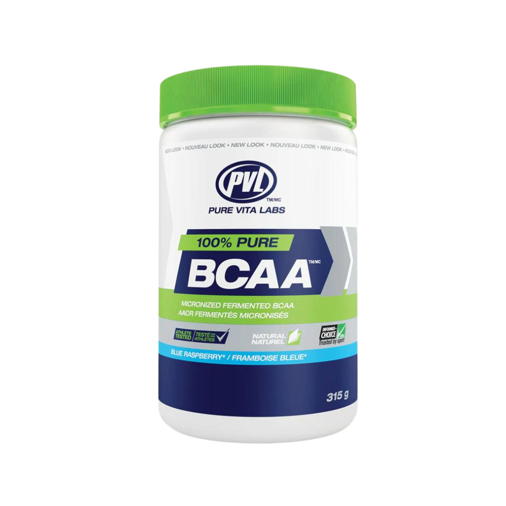 PVL - (Natural Series) 100% Pure BCAA 315g Blue Raspberry