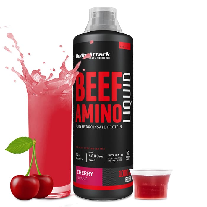 Body Attack - Beef Amino Liquid 1000ml - Eliwell