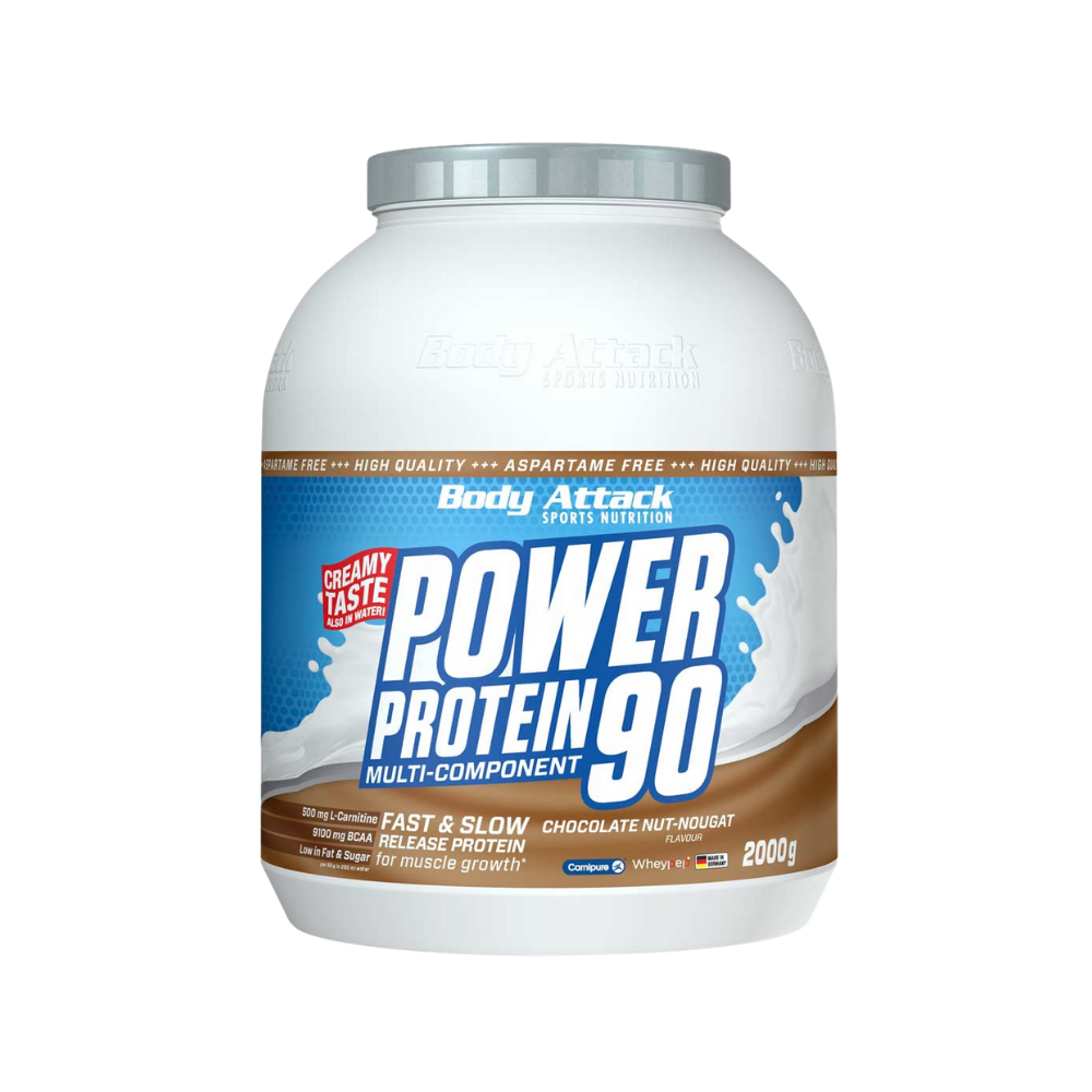 Body Attack - Power Protein 90 (2 Kg) chocolate nut