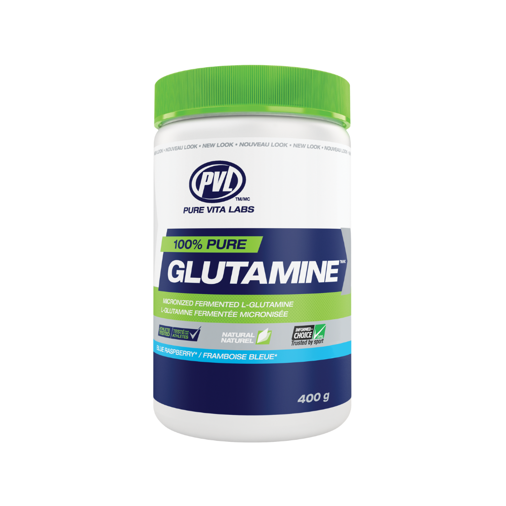 PVL - 100% Pure Glutamine 400g Blue raspberry