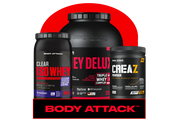 Body Attack Supplements: Premium quality Whey,Pure Creatine, Pre Workout and more