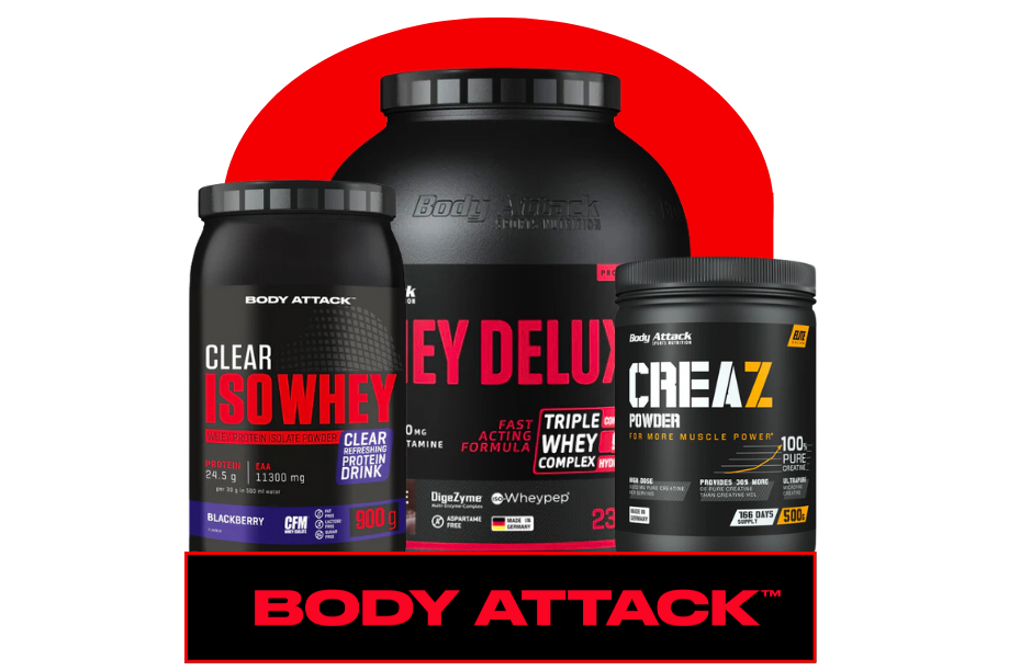 Body Attack Supplements: Premium quality Whey,Pure Creatine, Pre Workout and more