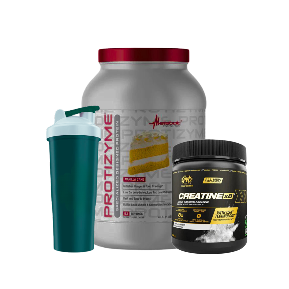 Metabolic Nutrition Pritizyme 4lb, PVL Creatine X8 249g