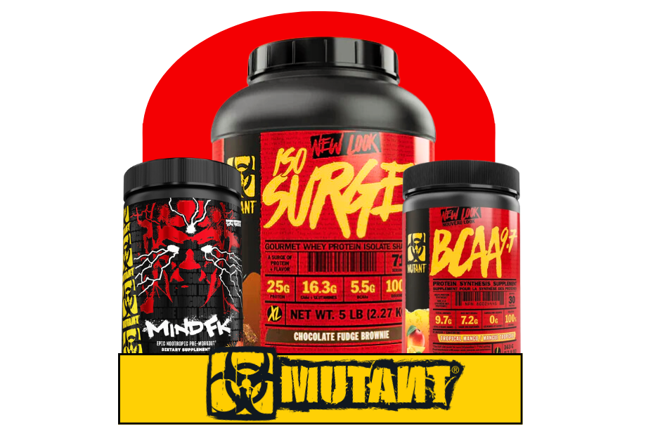 Mutant Supplement collection: Whey, Creatine,bcaa and more