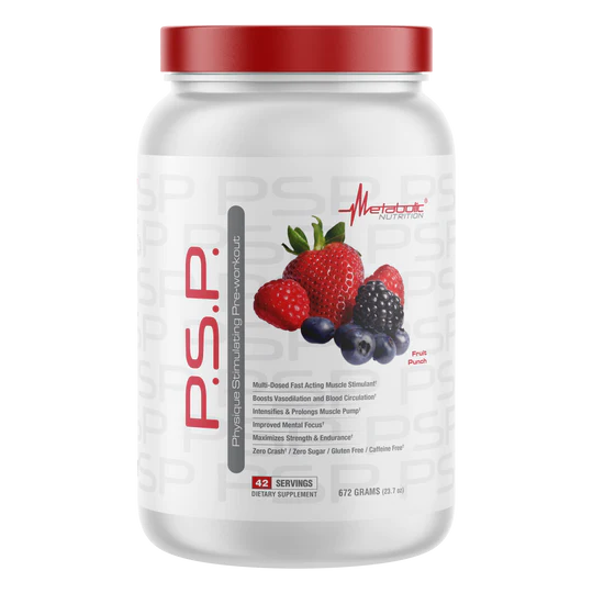 Metabolic Nutrition - P.S.P. Pre-Workout 672غ