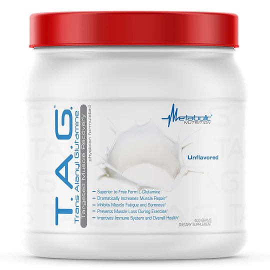 Metabolic Nutrition - T.A.G Trans Alanyl Glutamine 400g - Eliwell