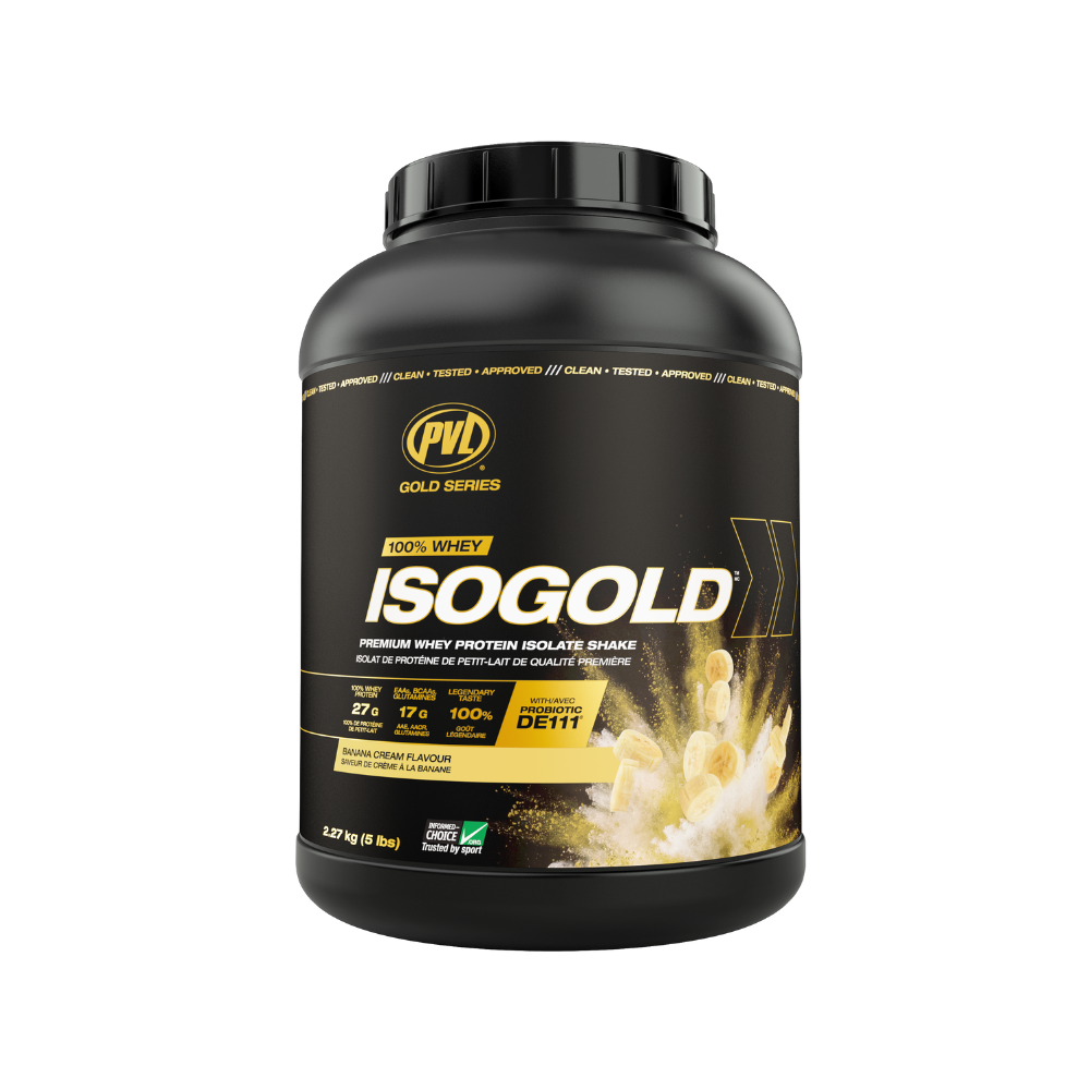 PVL - (Gold Series) 100% Whey ISOGOLD Banana Cream  S