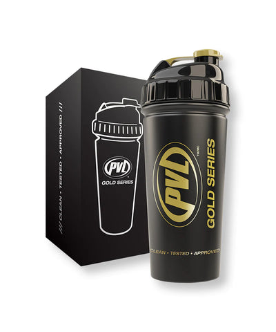 PVL - (Gold Series) Matte Black Stainless Shaker
