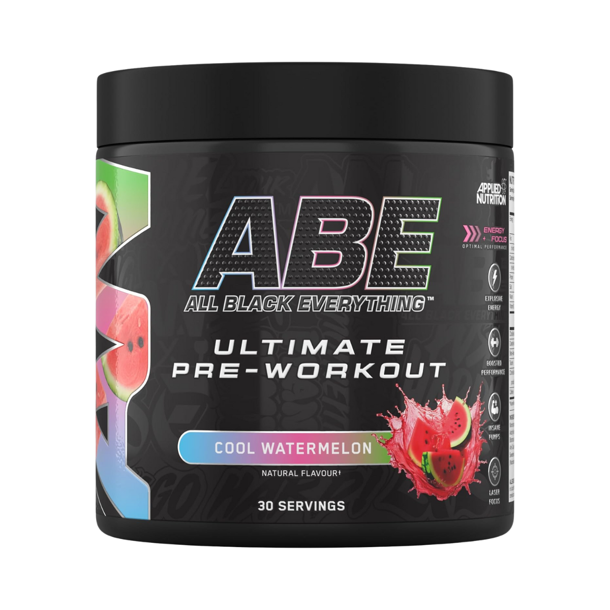 Applied Nutrition - ABE All Black Everything - مسحوق ما قبل التمرين فائق التركيز 375 جم