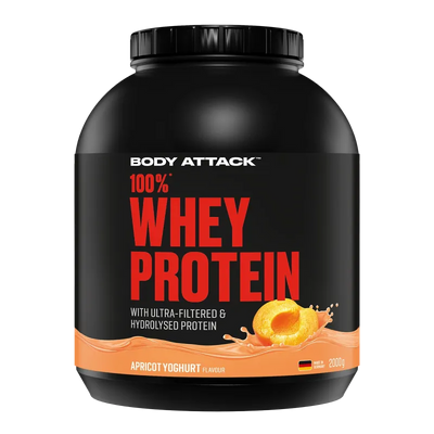 Body Attack - 100% Whey Protein 2kg with Ultra-Filtered & Hydrolysed Protein