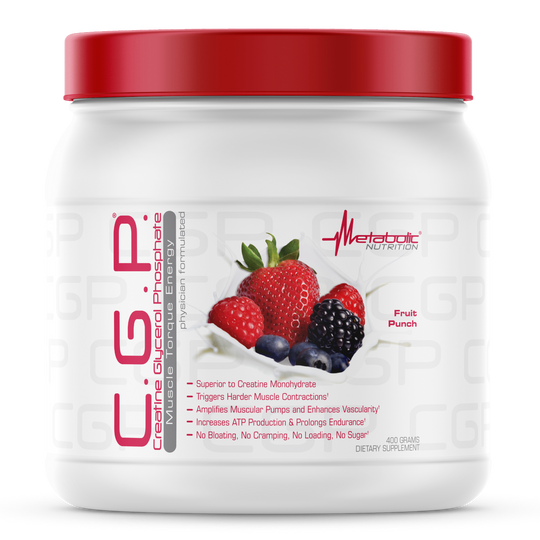 Metabolic Nutrition - C.G.P كرياتين جلسرين فوسفات 400 جرام