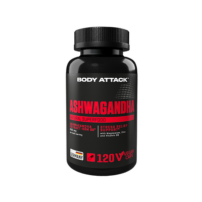 Body Attack - Ashwagandha 120 كبسولة
