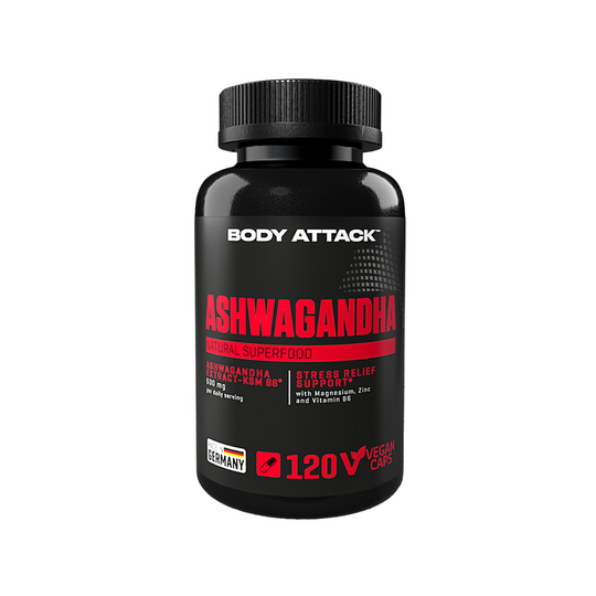 Body Attack - Ashwagandha 120 Capsules