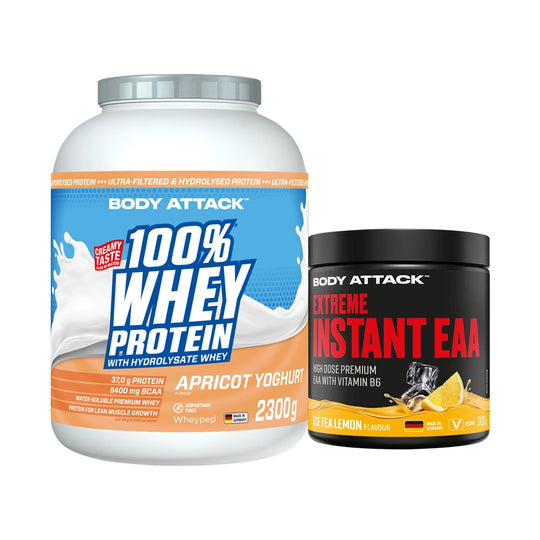 Body Attack - 100% Whey Protein (2.3kg) + Extreme Instant EAA 300g