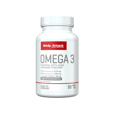 Body Attack - Omega 3 (90 كبسولة)