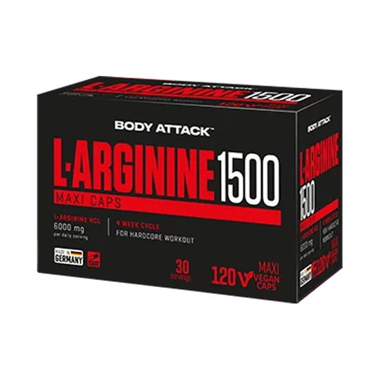 Body Attack - L-Arginine1500 120 Maxi Caps